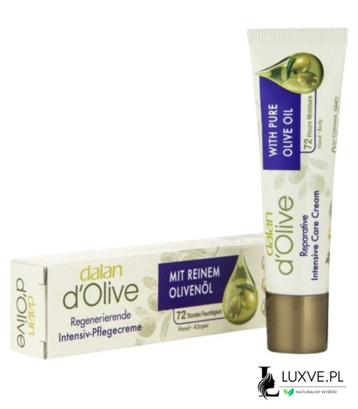 DALAN D’OLIVE INTENSYWNY KREM NAWILŻAJĄCY DO RĄK Z OLIWĄ Z OLIWEK 20ML LUXVE