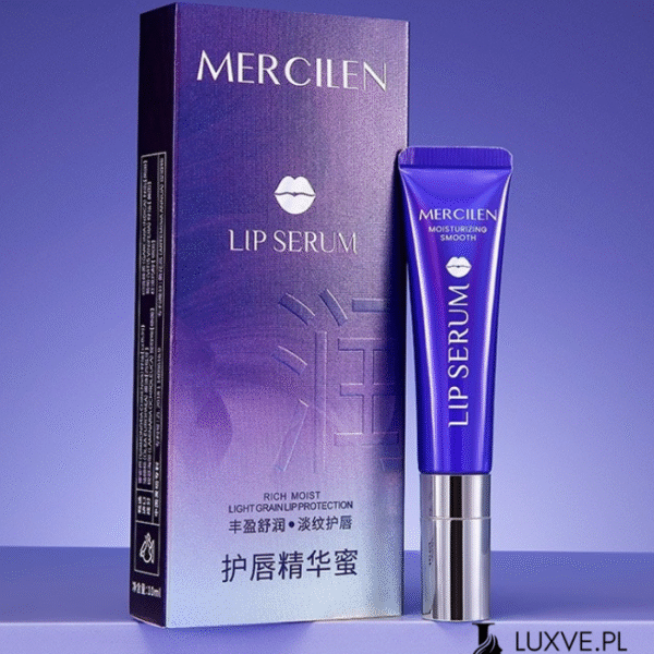 MERCILEN BALSAM DO UST NAWILŻAJĄCY I WYPEŁNIAJĄCY 15ML PRZECIW SUCHYM USTOM LUXVE