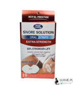 PLASTRY PRZECIW CHRAPANIU SNORE SOLUTION 10 SZTUK EXTRA MOCNE NA CHRAPANIE LUXVE