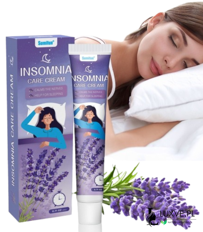 KREM NA BEZSENNOŚĆ – USPOKAJA, WYCISZA I WSPOMAGA NATURALNE ZASYPIANIE LUXVE