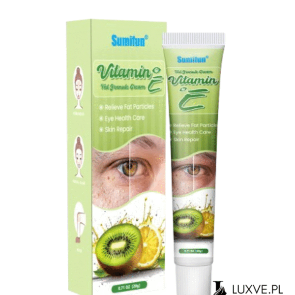KREM NA PROSAKI I KASZAKI POD OCZAMI Z WITAMINĄ E 20G PIELĘGNACJA SKÓRY LUXVE