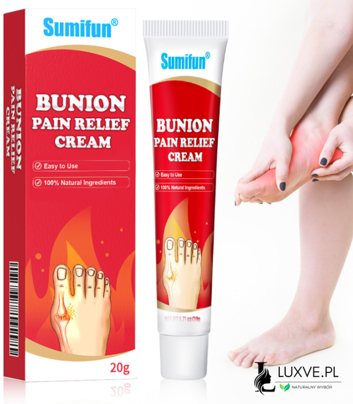 MAŚĆ NA BÓL HALUKSÓW HALLUX PRZECIWBÓLOWA ULGA NA STAWY 20G LUXVE