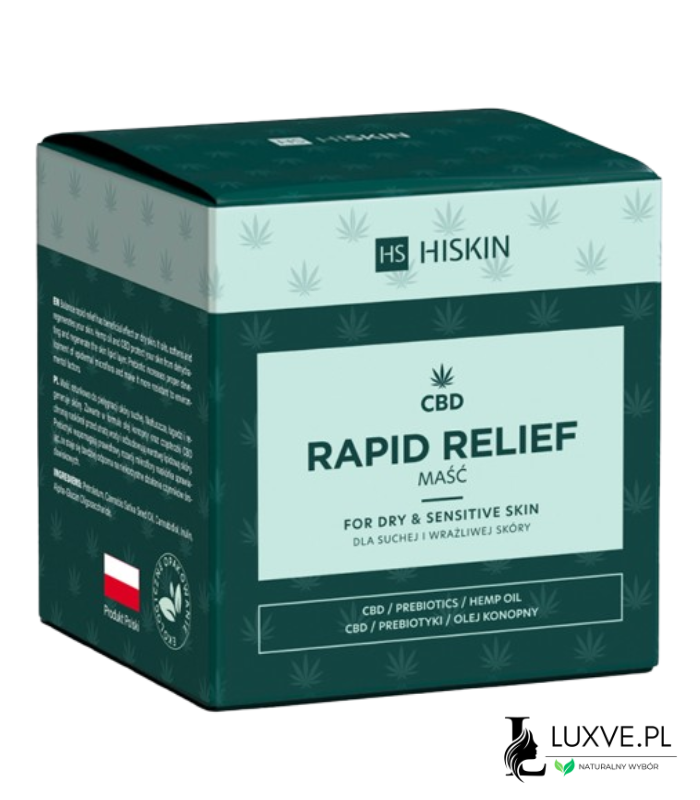 MAŚĆ NA SUCHOŚĆ SKÓRY 100 ML Z OLEJEM KONOPNYM I CBD PIELĘGNACJA ŁUSZCZYCA LUXVE
