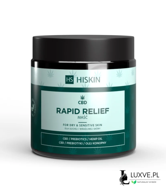 MAŚĆ NA SUCHOŚĆ SKÓRY 100 ML Z OLEJEM KONOPNYM I CBD PIELĘGNACJA ŁUSZCZYCA LUXVE