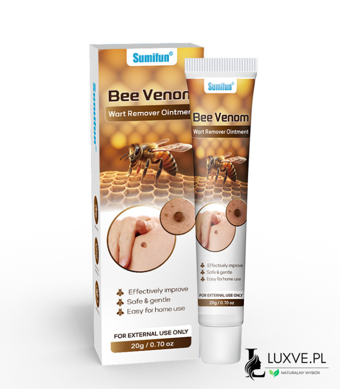 MAŚĆ Z JADEM PSZCZELIM NA BRODAWKI KURZAJKI I ODCISKI 20G PIELĘGNACJA SKÓRY