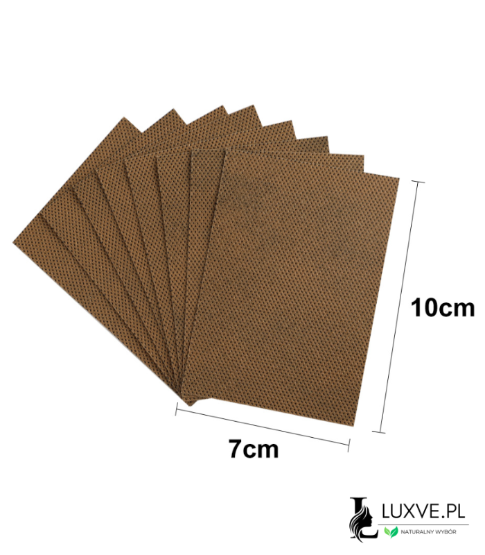 PLASTER ROZGRZEWAJĄCY 7X10 CM Z JADEM SKORPIONA 8 SZTUK TERAPIA CIEPŁEM LUXVE