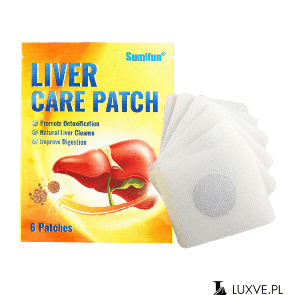 PLASTRY NA WĄTROBĘ OCZYSZCZAJĄCE DETOKSYKACJA NATURALNA 6 SZTUK ZIOŁOWE LUXVE
