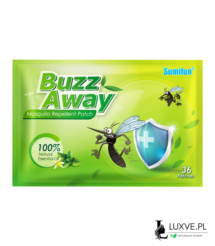 PLASTRY ODSTRASZAJĄCE KOMARY DLA DZIECI I DOROSŁYCH 36 SZT. LUXVE