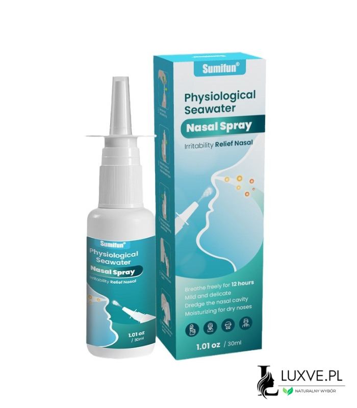 SPRAY DO NOSA NA SUCHOŚĆ I KATAR UDROŻNIENIE ZATOK NAWILŻAJĄCY 30ML LUXVE