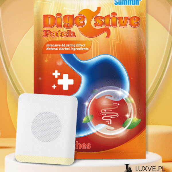 ZIOŁOWE PLASTRY NA ŻOŁĄDEK I JELITA 6 SZTUK REGENERACJA UKŁADU TRAWIENNEGO LUXVE