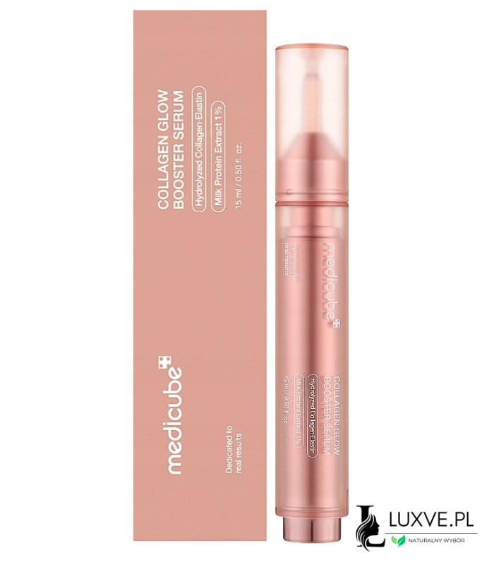 MEDICUBE COLLAGEN GLOW BOOSTER SERUM KOLAGENOWE ANTI-AGE 30ML LIFTING GLOW LUXVE