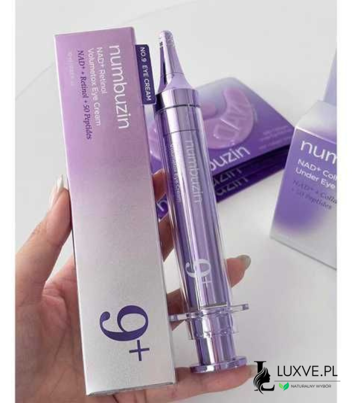 NUMBUZIN NO 9 NAD RETINOL KREM POD OCZY PRZECIWZMARSZCZKOWY 10ML PEPTYDY LUXVE2