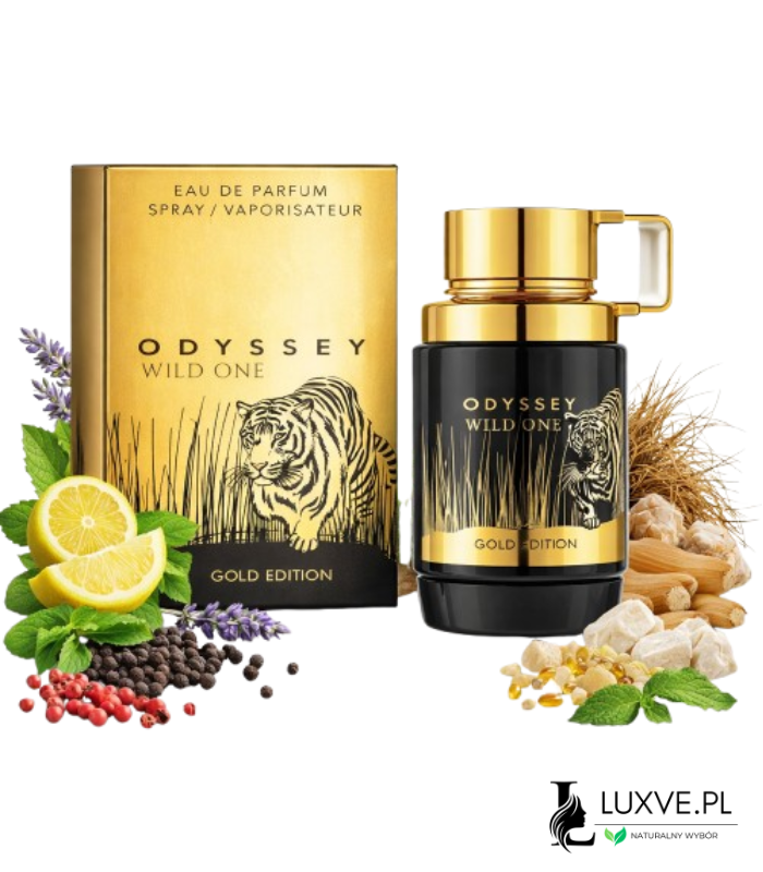 ARMAF ODYSSEY WILD ONE GOLD EDITION PERFUMY MĘSKIE EDP 100ML ZAPACH DRZEWA ARABSKIE LUXVE