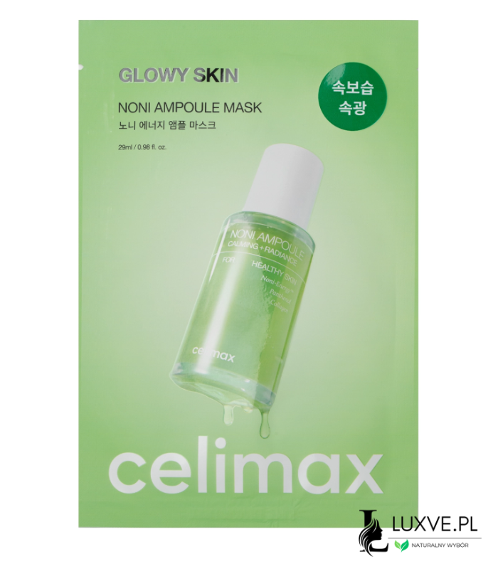 CELIMAX THE REAL NONI ENERGY AMPOULE MASK MASECZKA 29ML 1SZT MORWA INDYJSKA LUXVE
