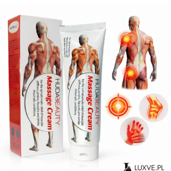 MAŚĆ HUDA BEAUTY PRZECIWBÓLOWA 150ML ŻEL NA STAWY MIĘŚNIE REUMATYZM LUXVE