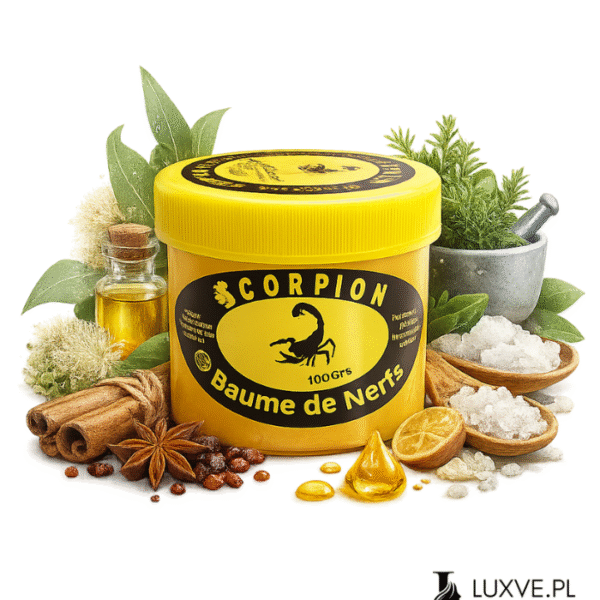 MAŚĆ SKORPION XXL ROZGRZEWAJĄCA PRZECIWBÓLOWA NA STAWY MIĘŚNIE 100G LUXVE