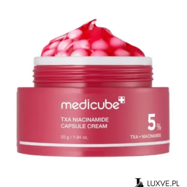 MEDICUBE TXA NIACYNAMIDE CAPSULE CREAM KREM ROZJAŚNIAJĄCY 55G DZIEŃ I NOC LUXVE