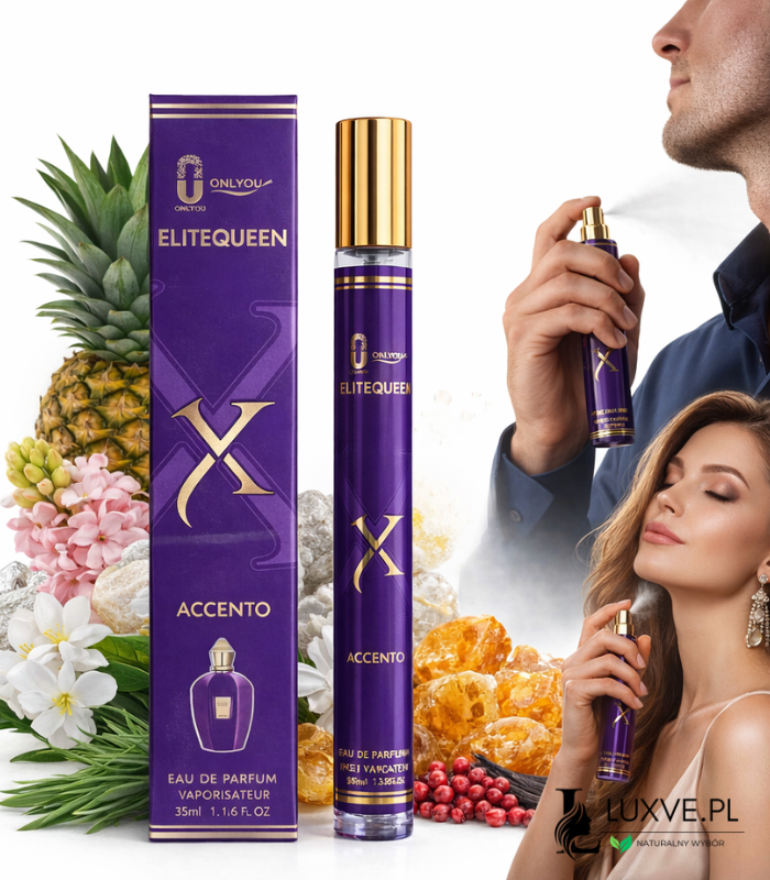 PERFUMETKA ACCENTO WŁOSKI ZAPACH UNISEX 35ML SZYPROWO KWIATOWE PARFUMY LUXVE