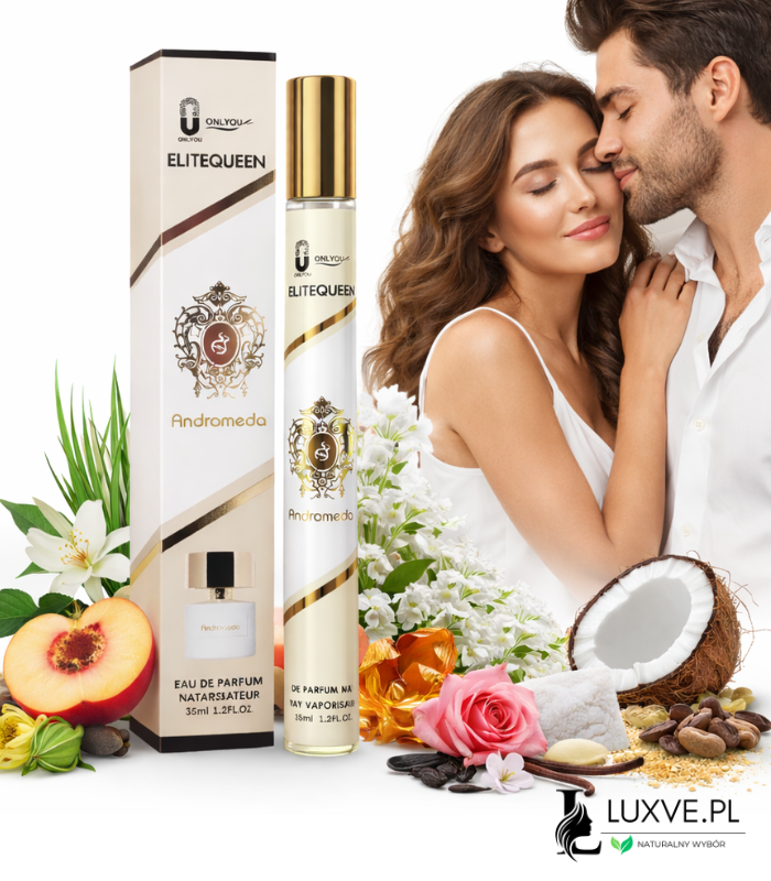 PERFUMETKA ANDROMEDA ZAPACH KWIATOWO ORIENTALNY UNISEX 35ML LUXVE