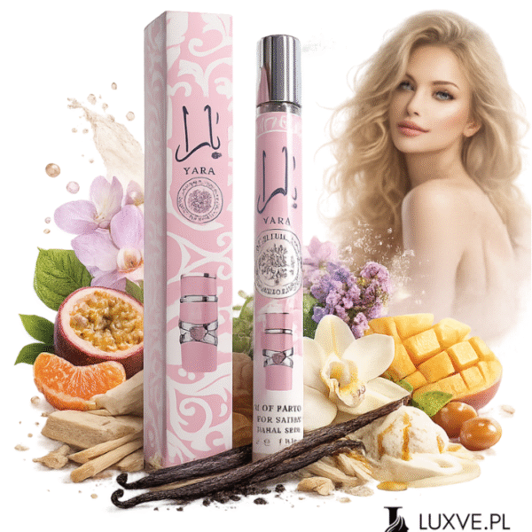 PERFUMETKA YARA DAMSKA ORIENTALNA WANILIA PIŻMO ARABSKIE ZAPACHY 35ML LUXVE
