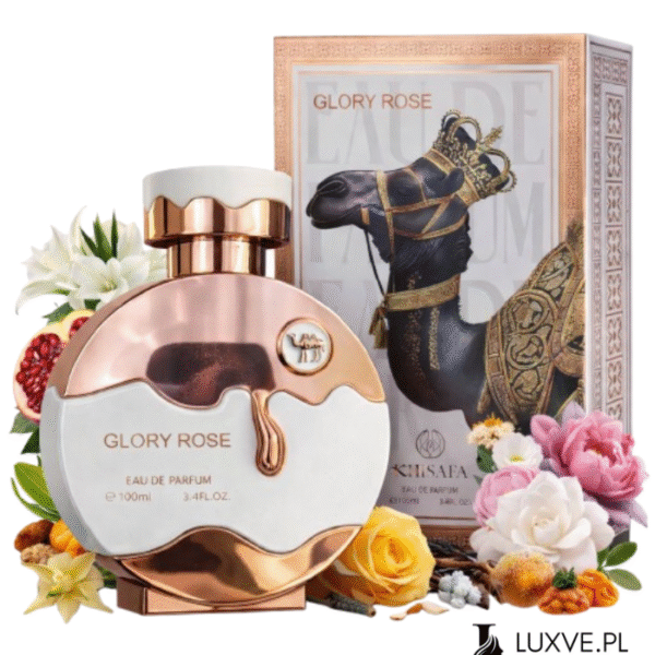 PERFUMY ARABSKIE KHSAFA GLORY ROSE DAMSKA ORIENTALNA EDP 100ML LUKSUS LUXVE