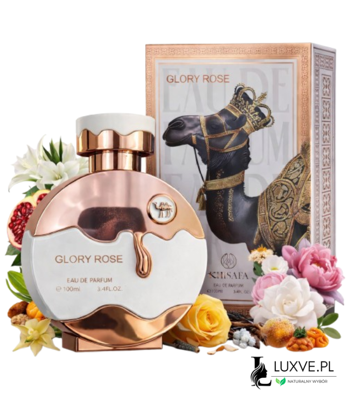 PERFUMY ARABSKIE KHSAFA GLORY ROSE DAMSKA ORIENTALNA EDP 100ML LUKSUS LUXVE