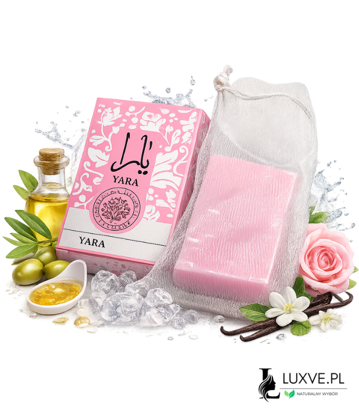 YARA PERFUMOWANE MYDŁO W KOSTCE 120G NAWILŻAJĄCE ZAPACHOWE LUXVE