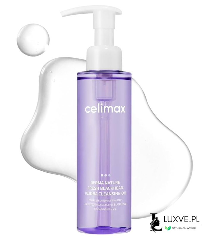 CELIMAX OIL OLEJEK HYDROFILOWY DO TWARZY NA ZASKÓRNIKI DEMAKIJAŻ SEBUM 150M LUXVE