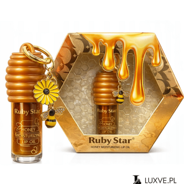 OLEJEK DO UST MIODOWY NAWILŻAJĄCY BŁYSZCZYK POŁYSK 5G HONEY LIP OIL LUXVE