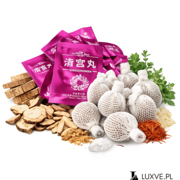 ZIOŁOWE TAMPONY PERŁY KSIĘŻNICZKI DO POCHWY OCZYSZCZAJĄCE DETOKS 10SZT LUXVE